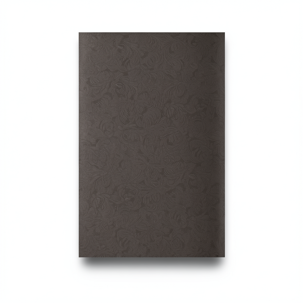 Italian Wallpaper Pattern Design 10m x 1.06m, Dark Brown