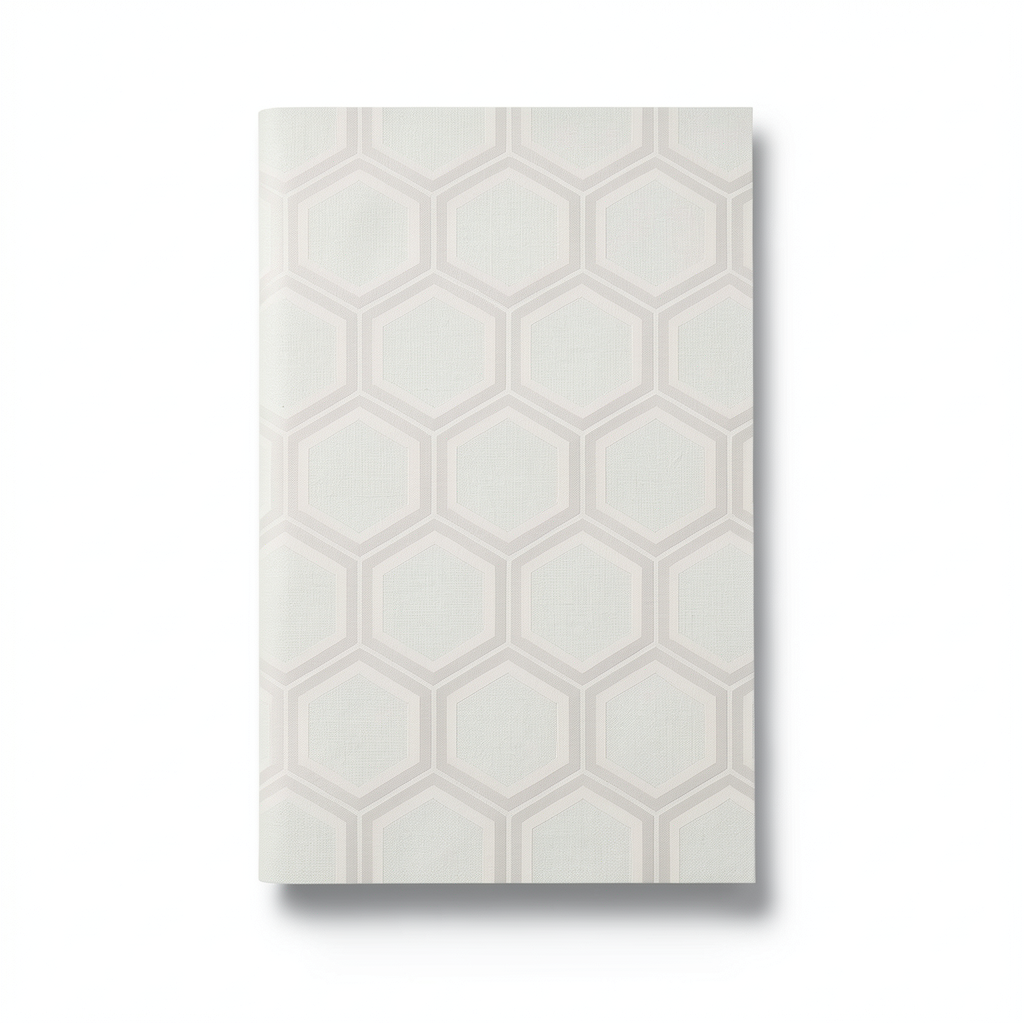 Italian Geometric Wallpaper 10m x 0.70m Light Beige, Model Z76022