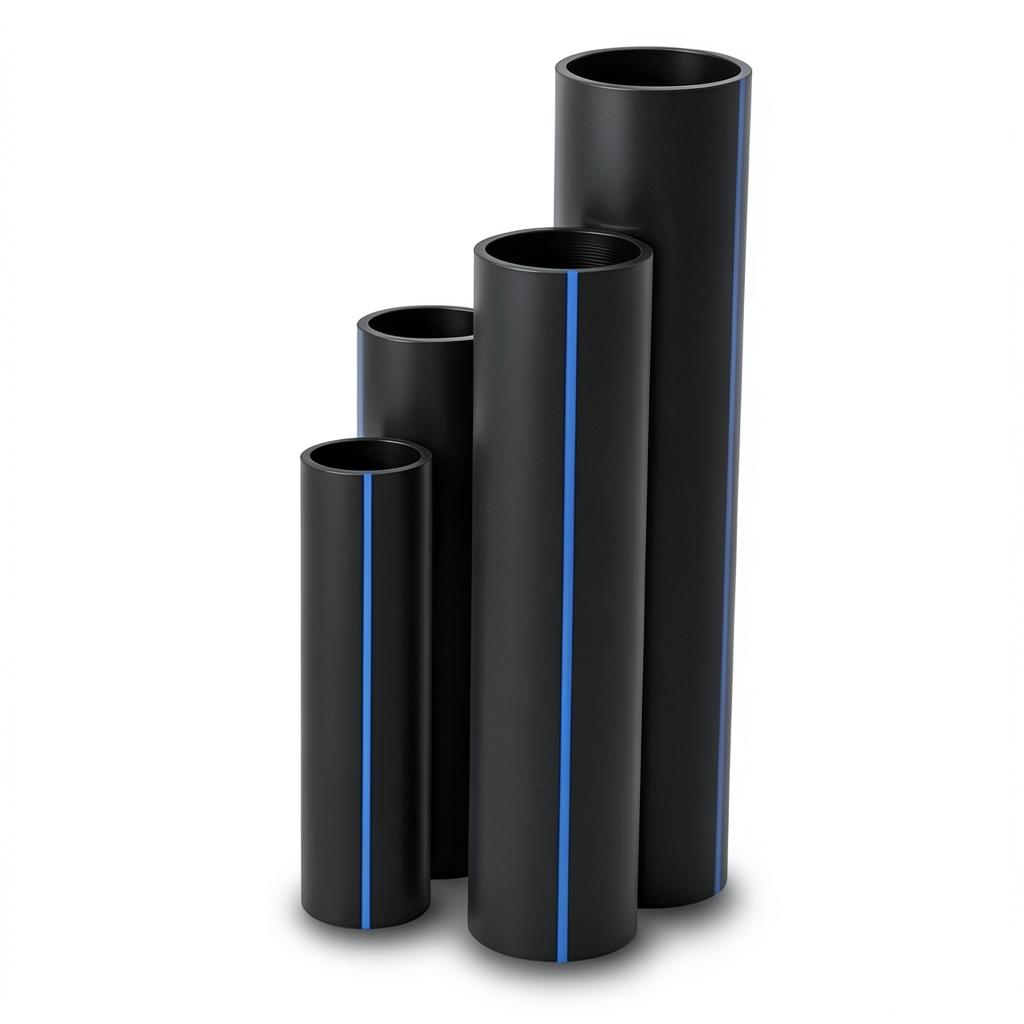 HDPE Pipes SDR 21 Outside Diameter 280 mm Thickness 13.4 mm Black