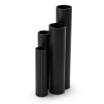 HDPE Pipes SDR 21 Outside Diameter 355 mm Thickness 16.9 mm Black