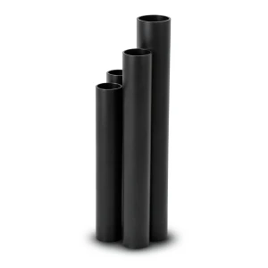 أنابيب HDPE نسبة الأبعاد القياسية 21 قطر خارجي 400 مم سمك 19.1 مم لون أسود