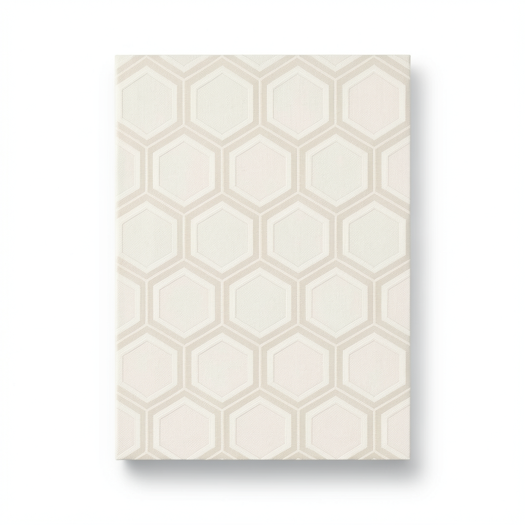 Italian Geometric Wall Covering 10m x 0.70m Beige, Model Z76030