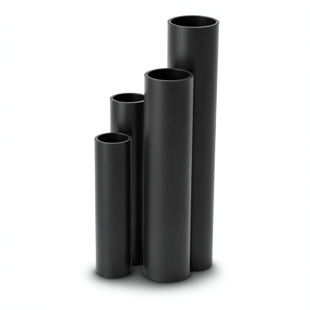 HDPE Pipes SDR21 Outside Diameter 1000 mm Thickness 47.7 mm Black