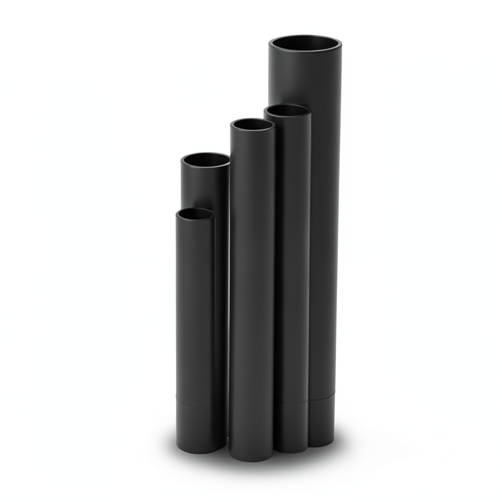 أنابيب HDPE SDR17 قطر خارجي 50 مم سمك 3.0 مم لون أسود
