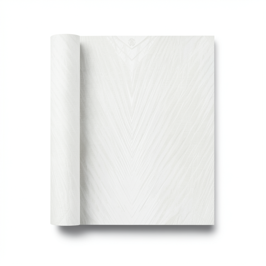 Italian Wallpaper Patterned Design Off White Color, Size 10m x 0.70m