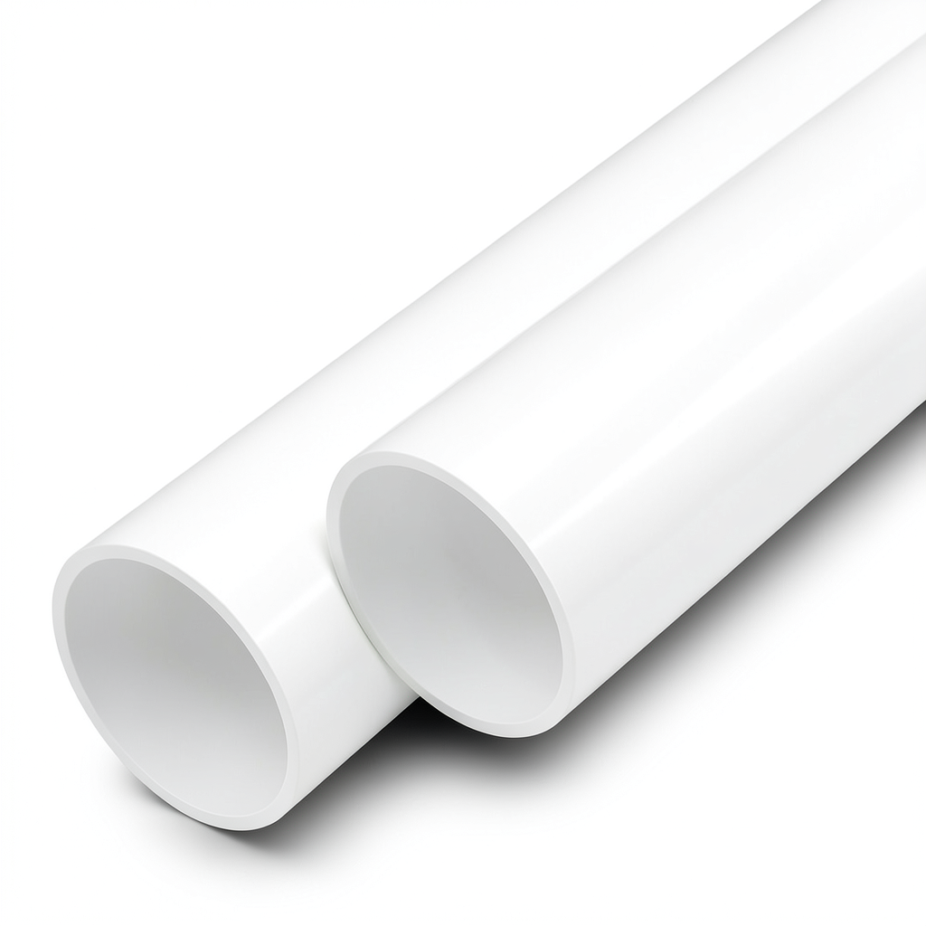 مواسير UPVC ضغط 6 بار قطر خارجي 110 مم سمك 2.7 مم لون أبيض