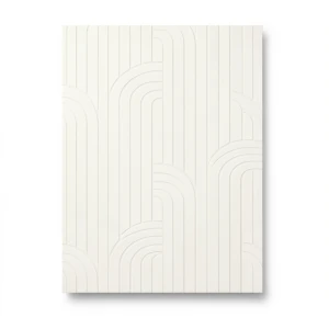 ورق حائط ايطالي هندسي 10 م × 0.70 م لون أوف وايت، موديل Z76024
