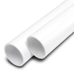 مواسير UPVC الوطني جدول 40 مقاس 1 إنش سمك 3.38 مم لون أبيض