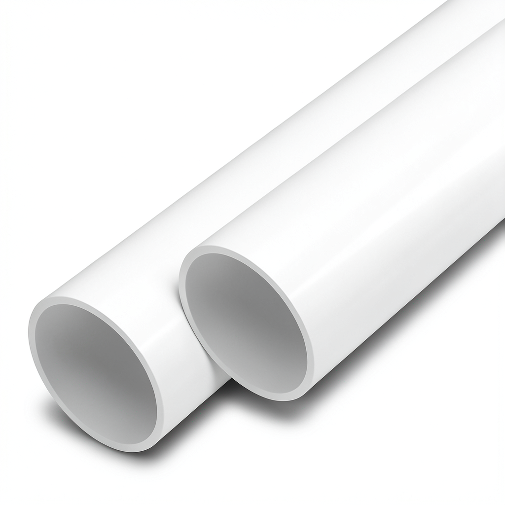مواسير UPVC الوطني جدول 40 مقاس ¼ 1 إنش سمك 3.56 مم لون أبيض