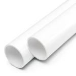 مواسير UPVC مقاس ½ إنش سمك 2.77 مم لون أبيض جدول 40