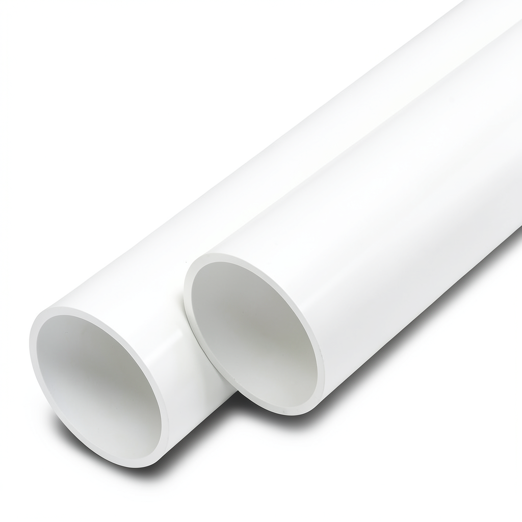 مواسير UPVC الوطني جدول 40 مقاس 2 ½ إنش سمك 5.16 مم وزن 1.65 كجم/م أبيض