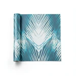Italian Wallpaper Patterned Design 10mx0.70m Turquoise Color