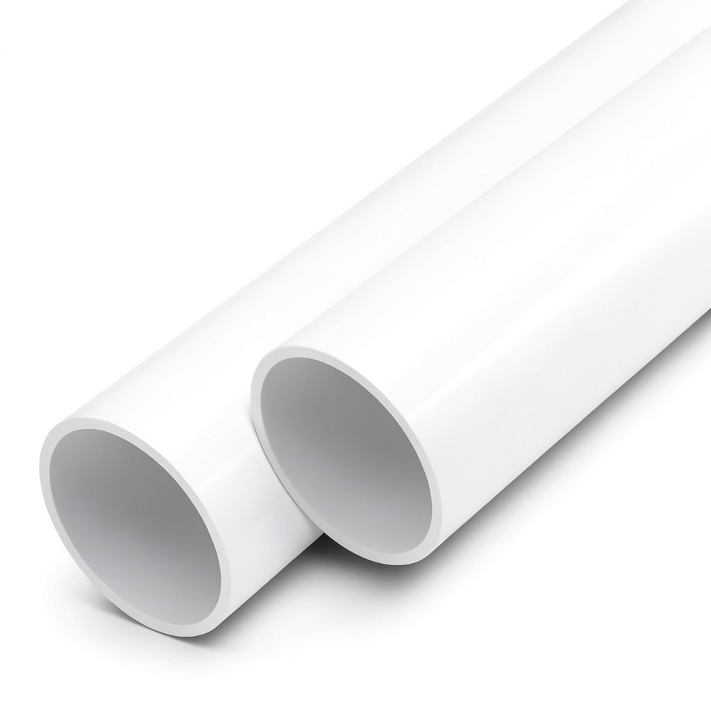 مواسير UPVC الوطني جدول 40 مقاس 1 إنش سمك 3.38 مم لون أبيض