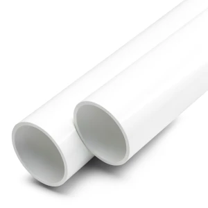 مواسير UPVC ضغط اسمي 6 بار قطر خارجي 125 مم سمك 3.1 مم لون أبيض