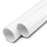 مواسير UPVC الوطني جدول 40 مقاس ½ 1 إنش سمك 3.68 مم لون أبيض