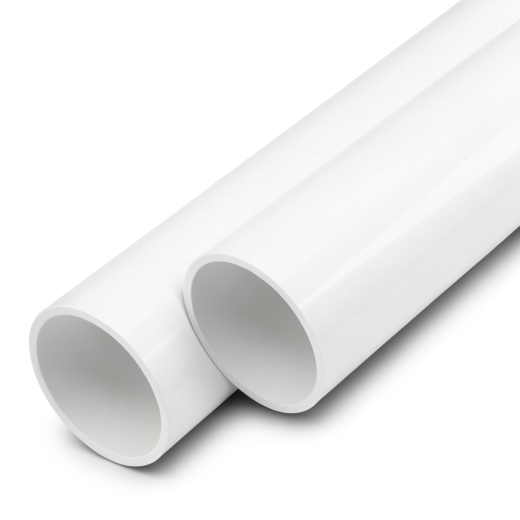 UPVC Pipes National Schedule 40 Size 1 ½ inch Thickness 3.68 mm White