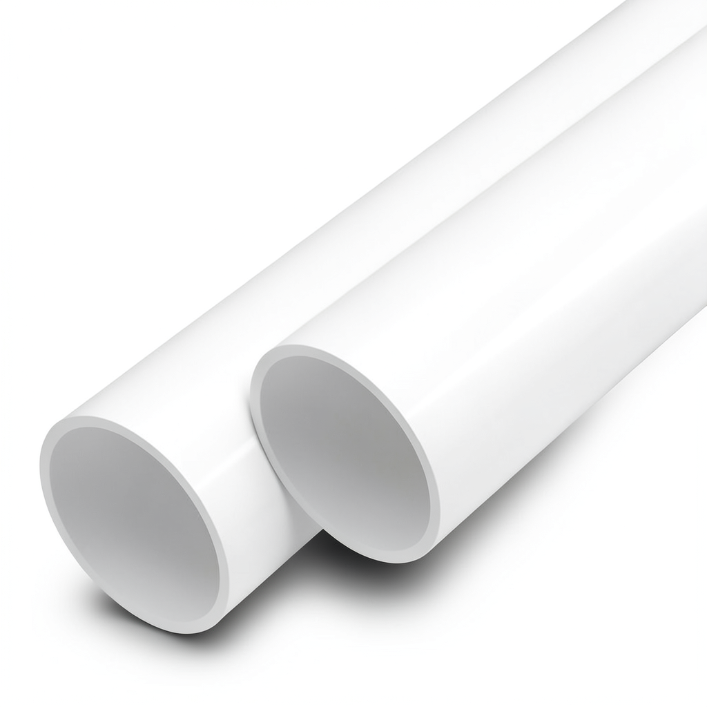 مواسير UPVC الوطني جدول 40 مقاس 2 إنش سمك 3.91 مم لون أبيض