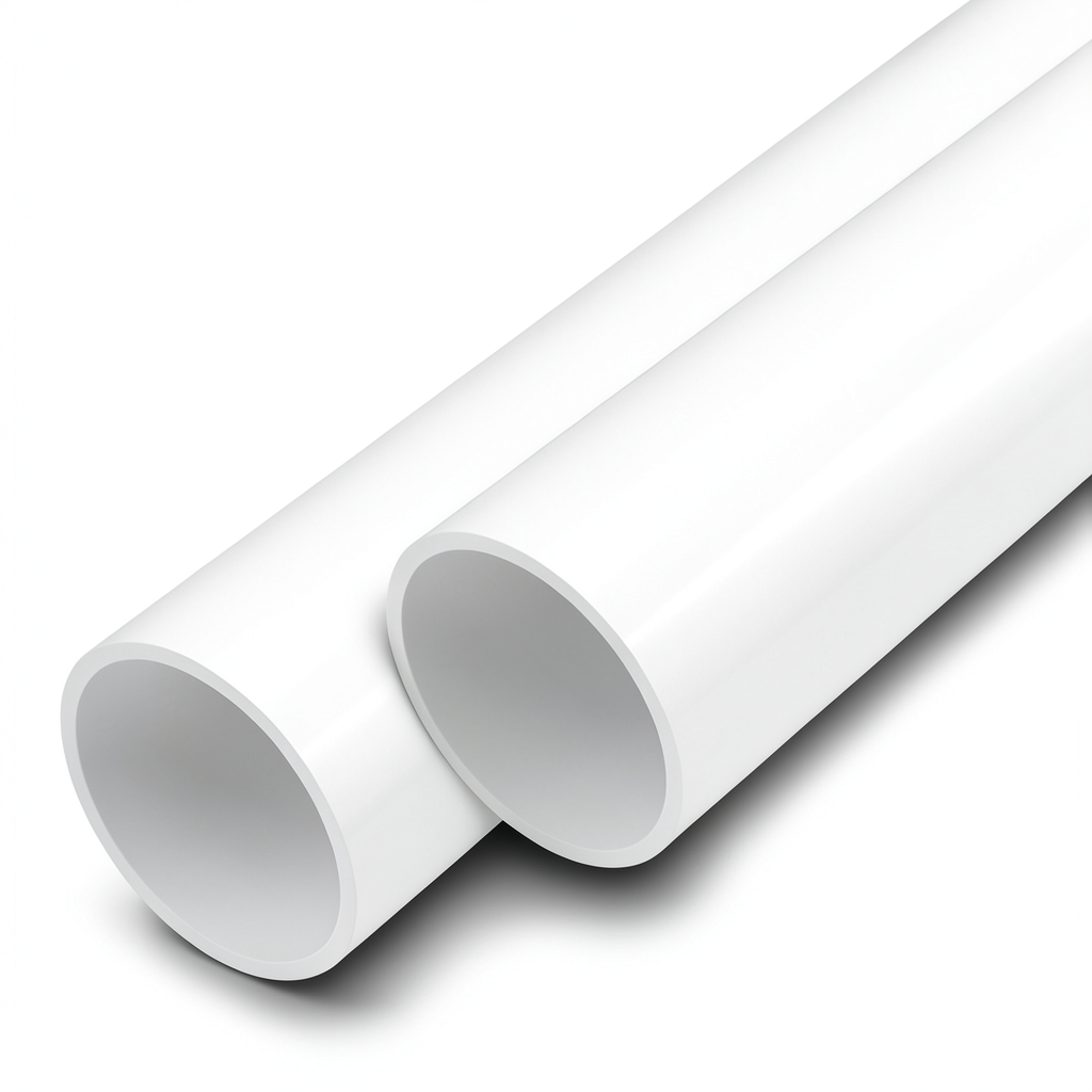 مواسير UPVC ضغط اسمي 6 بار قطر خارجي 160 مم سمك 4 مم لون أبيض