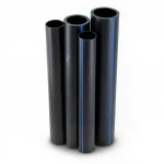 أنابيب HDPE  نيبروبلاست PE 100 ضغط 10 بار قطر خارجي 200 مم سمك 11.9 مم لون اسود