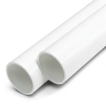 مواسير UPVC ضغط اسمي 6 بار قطر خارجي 180 مم سمك 4.4 مم لون أبيض