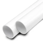 مواسير UPVC ضغط اسمي 6 بار قطر خارجي 40 مم سمك 1.5 مم لون أبيض