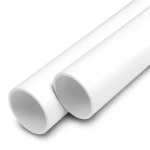 مواسير UPVC ضغط 6 بار قطر خارجي 200 مم سمك 4.9 مم لون أبيض