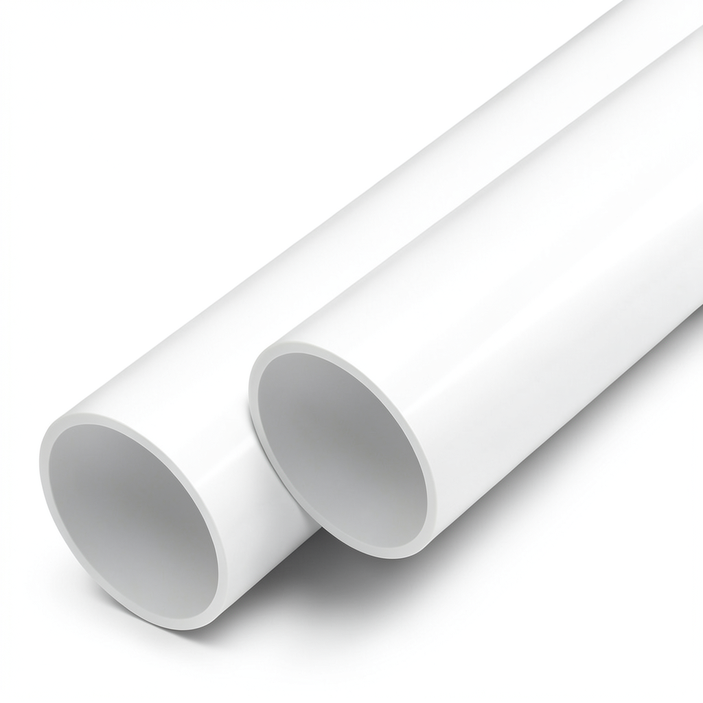 UPVC Pipes Nominal Pressure 6 Bar Outside Diameter 160 mm Thickness 4 mm White