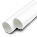 مواسير UPVC ضغط اسمي 6 بار قطر خارجي 180 مم سمك 4.4 مم لون أبيض