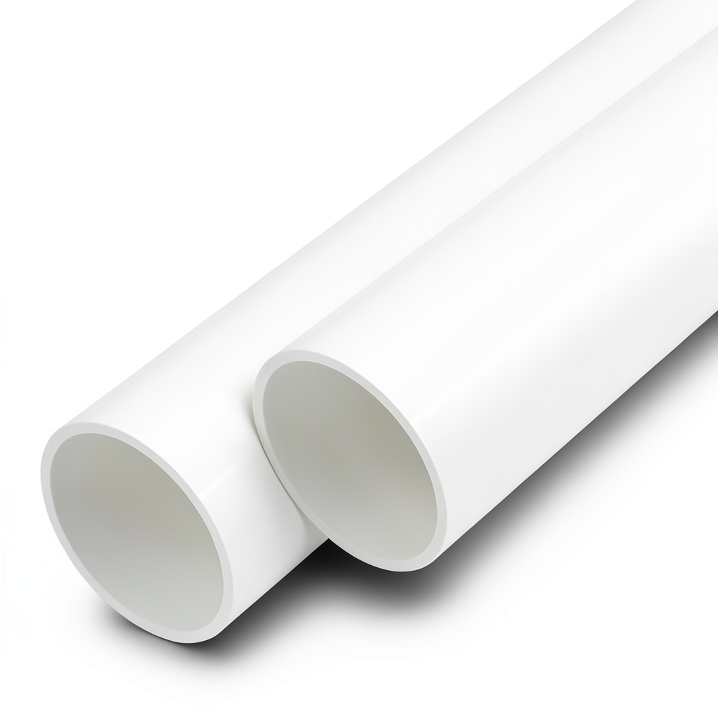 مواسير UPVC ضغط اسمي 6 بار قطر خارجي 180 مم سمك 4.4 مم لون أبيض