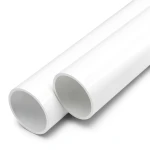 مواسير UPVC ضغط 6 بار قطر خارجي 200 مم سمك 4.9 مم لون أبيض