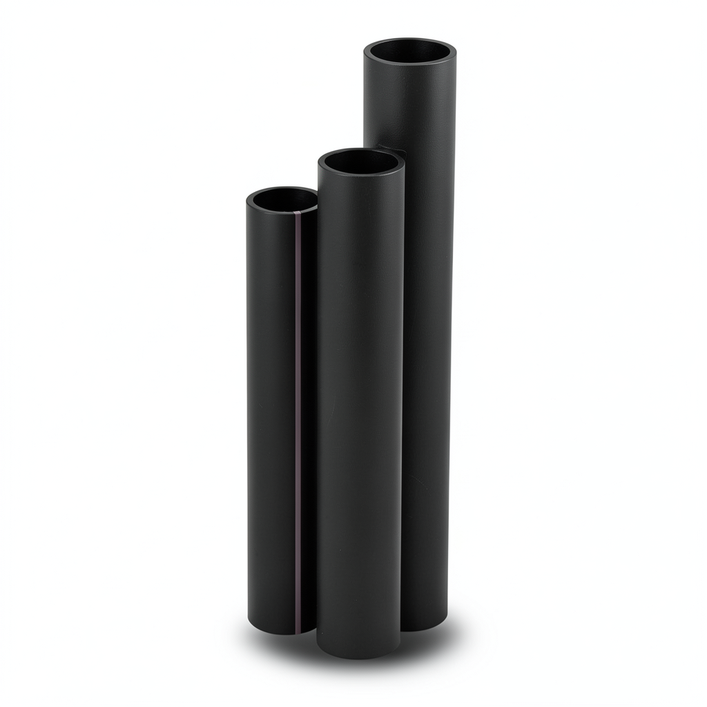 HDPE Pipes SDR17 Outside Diameter 110 mm Thickness 6.5 mm Black
