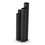 HDPE Pipes SDR17 Outside Diameter 75 mm Thickness 4.5 mm Black