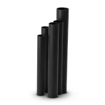 HDPE Pipes SDR17 Outside Diameter 160 mm Thickness 9.5 mm Black