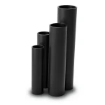 HDPE Pipes SDR17 Outside Diameter 125 mm Thickness 7.4 mm Black