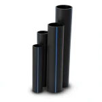 HDPE Pipes SDR17 Outside Diameter 250 mm Thickness 14.8 mm Black