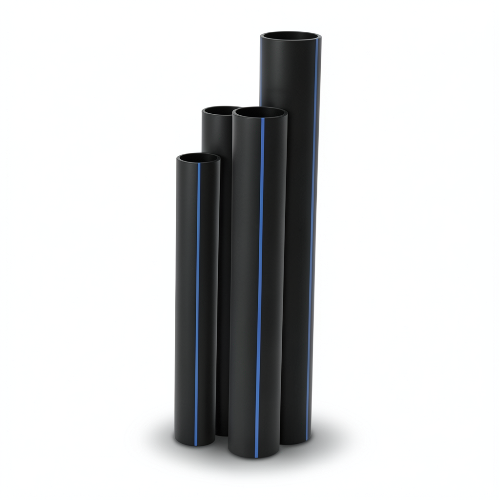 Al-Jawdah HDPE Pipes SDR17 Outside Diameter 280 mm Thickness 16.6 mm Black