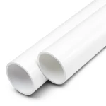 مواسير UPVC مقاس ¾ إنش جدول 40 سمك 2.87 مم لون أبيض