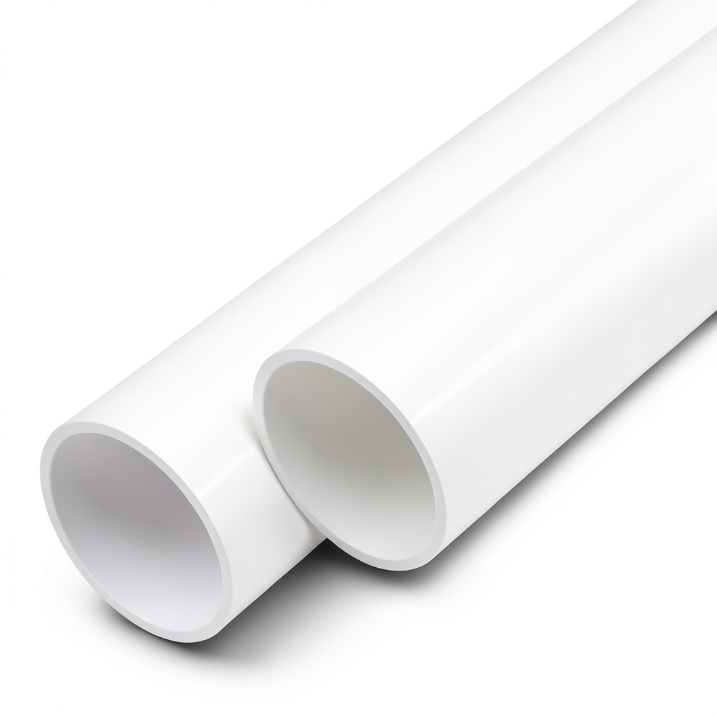 مواسير UPVC مقاس ¾ إنش جدول 40 سمك 2.87 مم لون أبيض
