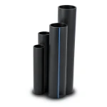 HDPE Pipes SDR17 Outside Diameter 400 mm Thickness 23.7 mm Black
