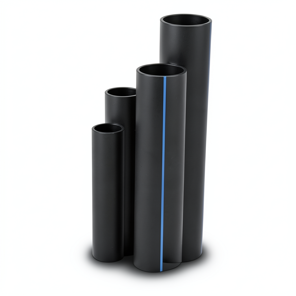 HDPE Pipes SDR17 Outside Diameter 400 mm Thickness 23.7 mm Black