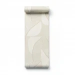 Wall decoration leaf-patterned design, size 10 m x 0.53 m, pale beige color, model  73243