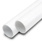 مواسير UPVC الوطني جدول 40 مقاس 2 إنش سمك 3.91 مم لون أبيض