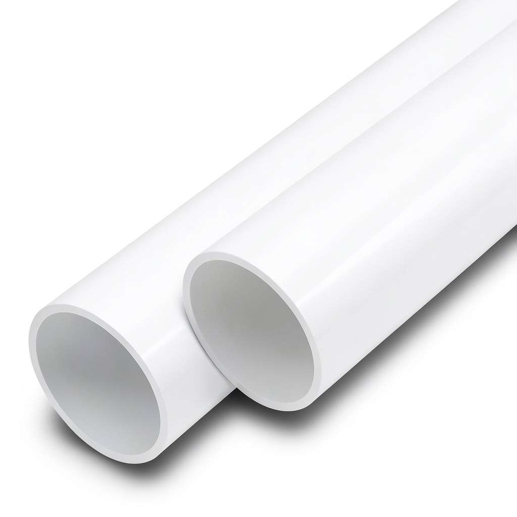 مواسير UPVC الوطني جدول 40 مقاس 2 إنش سمك 3.91 مم لون أبيض
