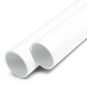 مواسير UPVC الوطني جدول 40 مقاس 2 ½ إنش سمك 5.16 مم وزن 1.65 كجم/م أبيض