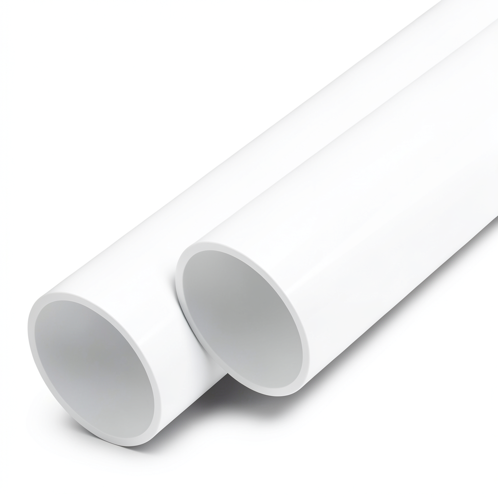 مواسير UPVC الوطني جدول 40 مقاس 2 ½ إنش سمك 5.16 مم وزن 1.65 كجم/م أبيض
