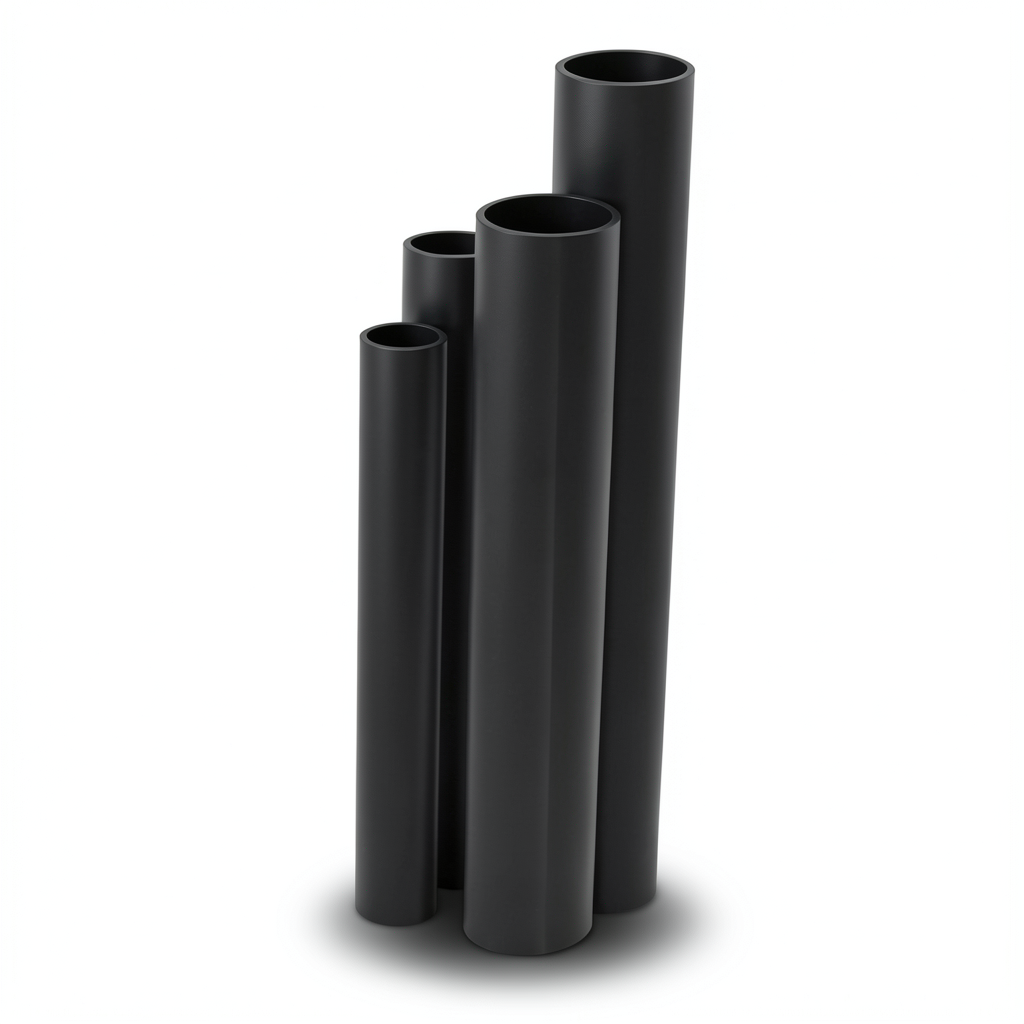 HDPE Pipes SDR17 Outside Diameter 630 mm Thickness 37.4 mm Black