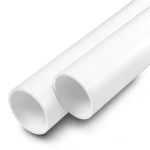 UPVC Pipes Nominal Pressure 6 Bar Outside Diameter 140 mm Thickness 3.5 mm White