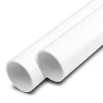مواسير UPVC ضغط اسمي 6 بار قطر خارجي 180 مم سمك 4.4 مم لون أبيض