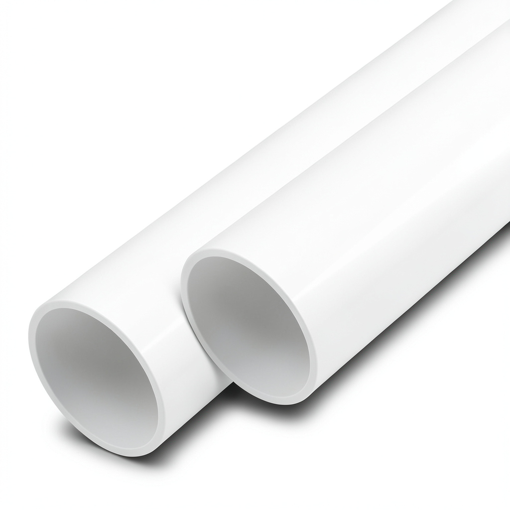 مواسير UPVC ضغط اسمي 6 بار قطر خارجي 180 مم سمك 4.4 مم لون أبيض