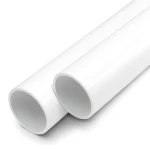 مواسير UPVC ضغط اسمي 6 بار قطر خارجي 40 مم سمك 1.5 مم لون أبيض